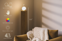 Load image into Gallery viewer, "Pan" Smart Floor Lamp - Touch, Voice, App Control