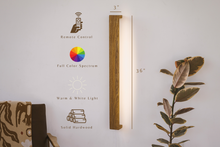 Load image into Gallery viewer, "Vista" Short Hardwood Wall Lamp